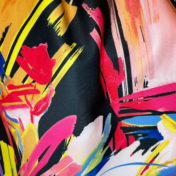 NY&CO Graphic-Print Cap-Sleeve Sheath Dress - Picture 6 of 6